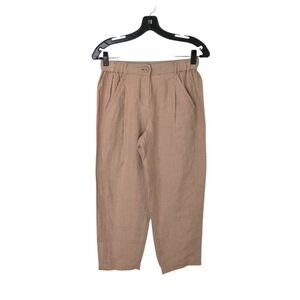 Poetry 100% Linen Tapered Barrel Trouser Pant Women's 6 Lagenlook